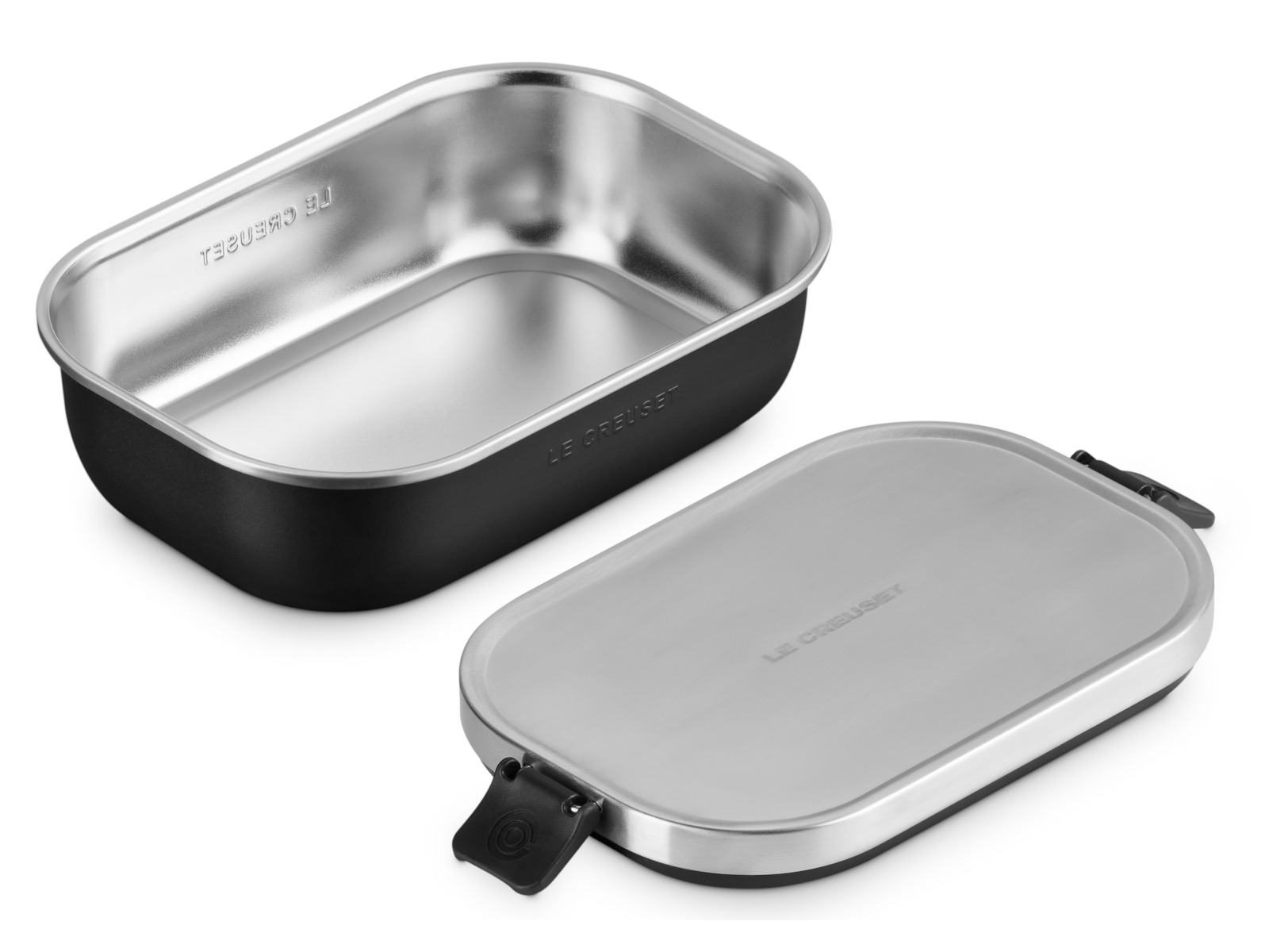 Le Creuset On The Go Lunchbox schwarz matt 900ml - Produktbild 3