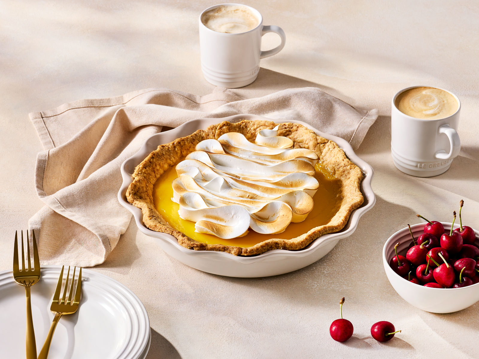 Le Creuset Pie-Form azure 23cm - Produktbild 7