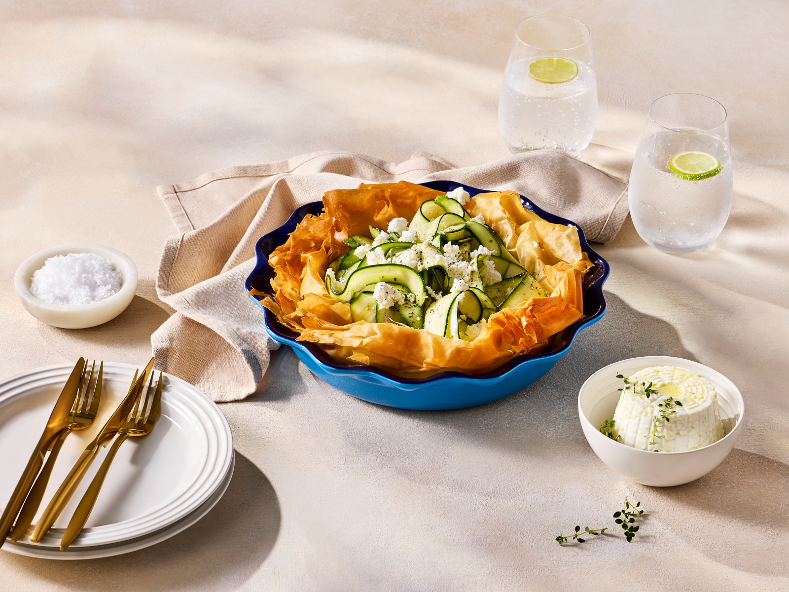 Le Creuset Pie-Form azure 23cm - Produktbild 6