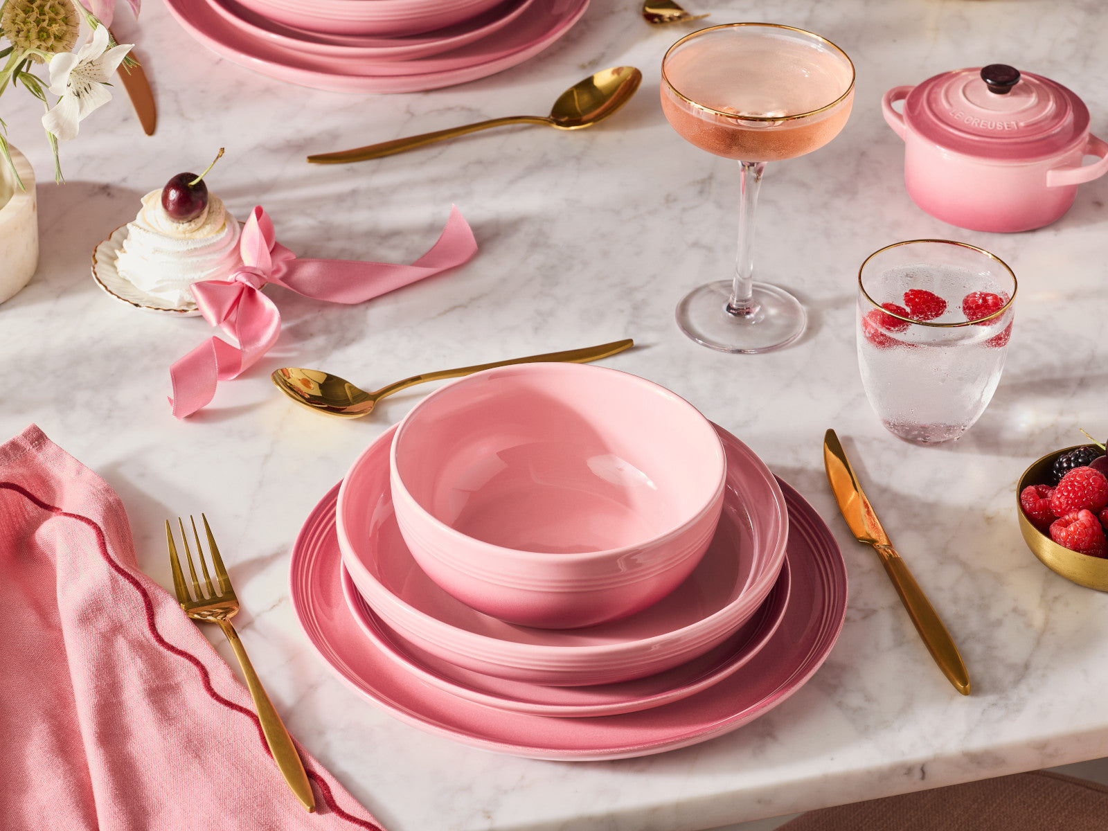 Le Creuset Mini-Cocotte rund rose quartz 10cm - Produktbild 7