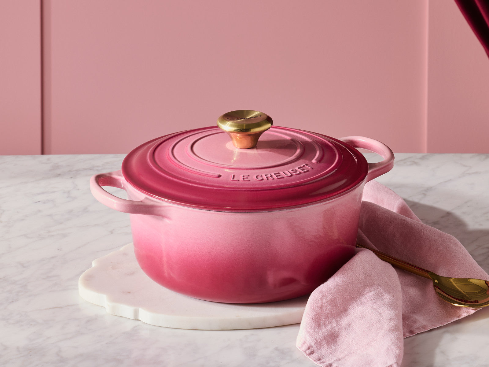 Le Creuset Bräter Signature rund berry 24cm - Produktbild 9