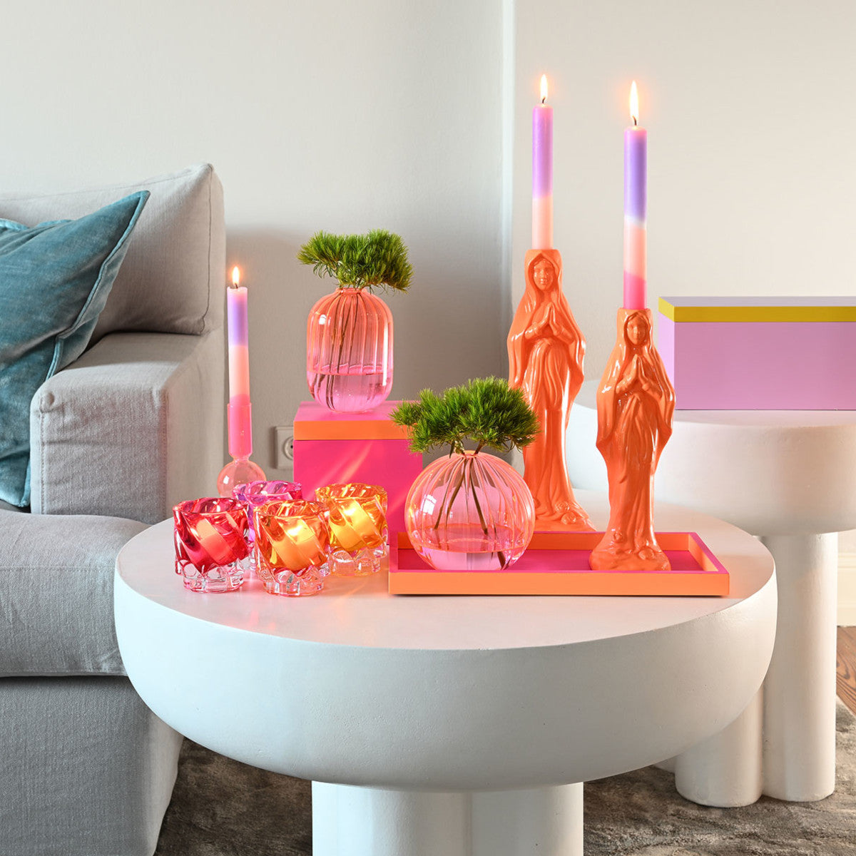 Giftcompany Cadonna Vase Madonna neon pink 30,5cm - Produktbild 4