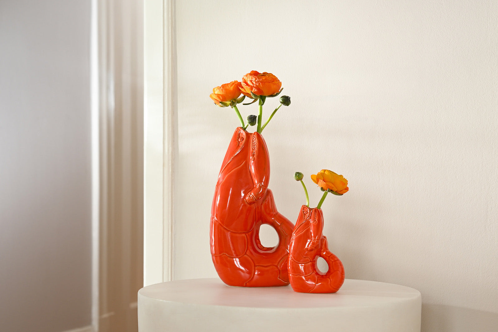 Giftcompany Madame Crevette Hummer Vase L orangerot 32cm - Produktbild 4