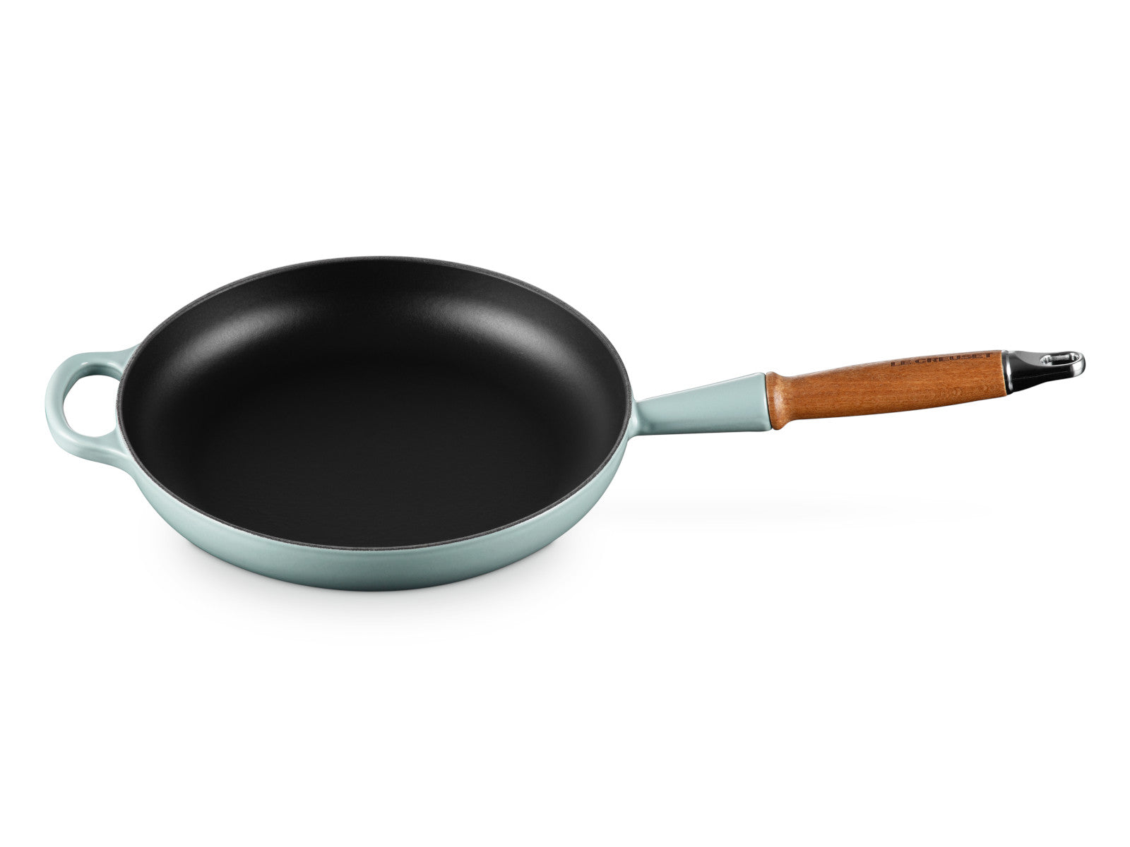 Le Creuset Brat- und Servierpfanne Signature mit Holzgriff sea salt 26cm - Produktbild 2