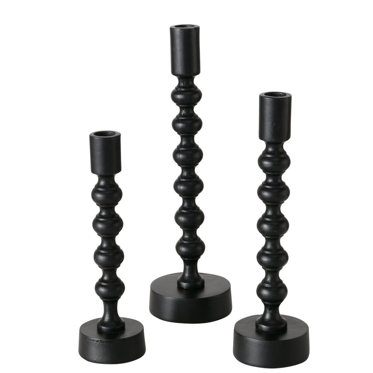 Boltze Klisko Kerzenleuchter schwarz 31cm (1 Stück) - Produktbild 1