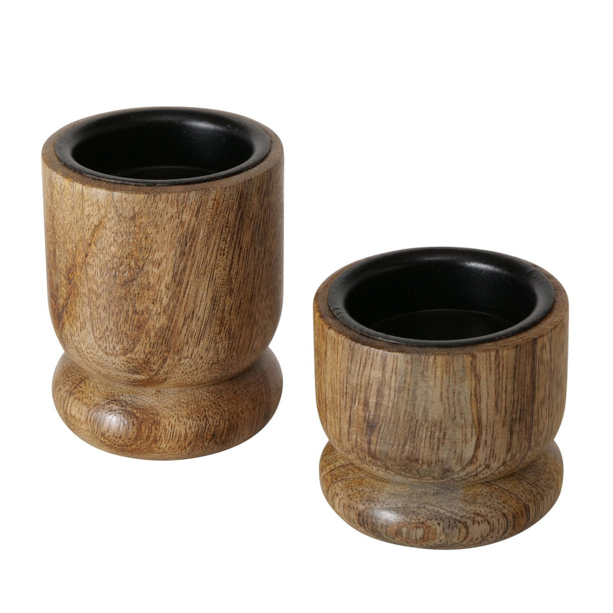 Boltze Numli Kerzenleuchter natur 5-7cm 2tlg