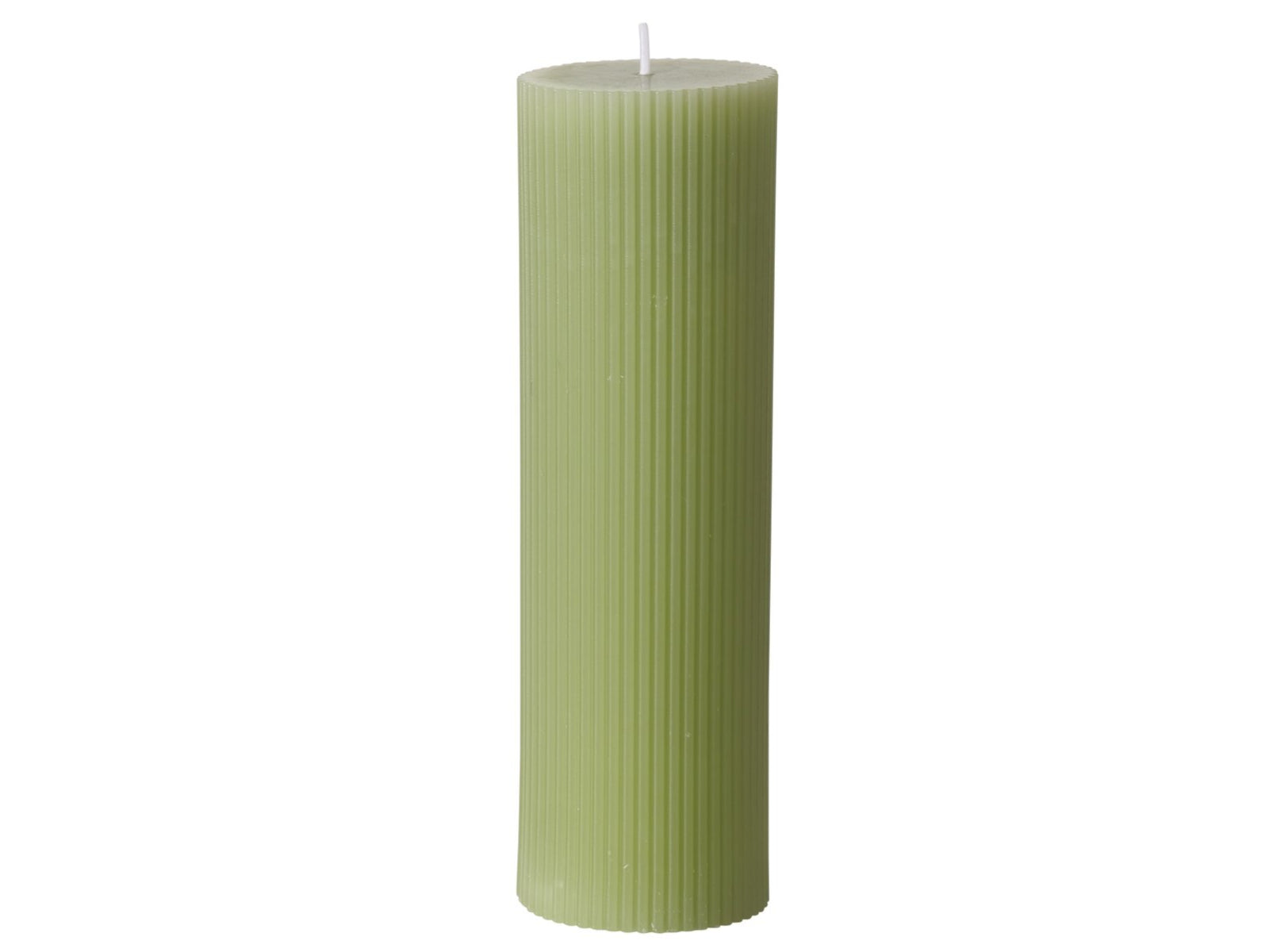 Boltze Classic Stumpenkerze hellgrün 20cm (1 Stück)