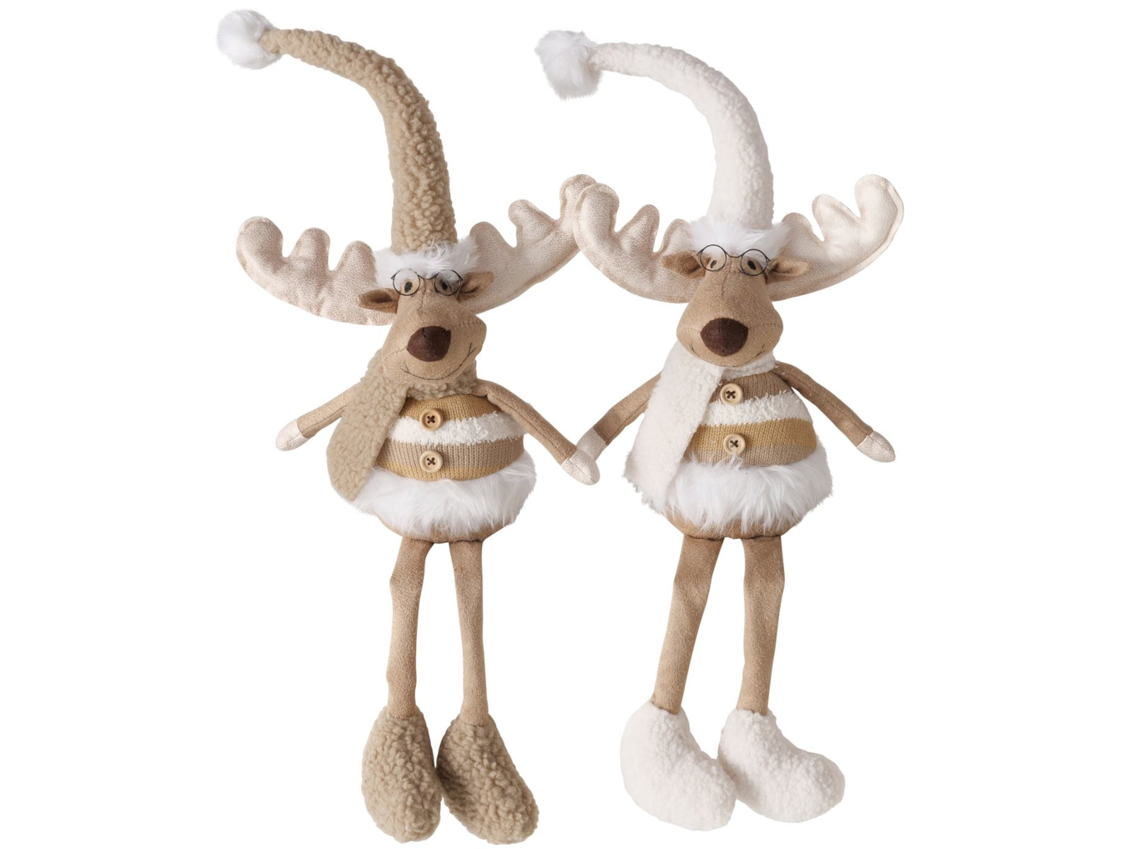 Boltze Franny Kantenhocker sortiert beige 65cm (1 Stück)