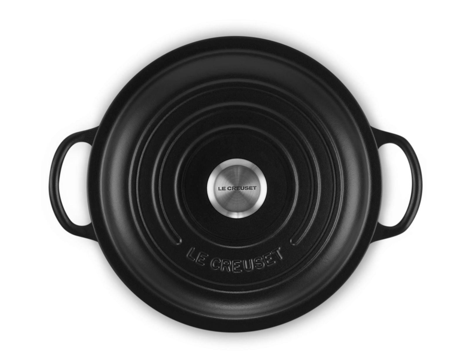 Le Creuset Stew Pot Signature rund schwarz matt 22cm - Produktbild 3