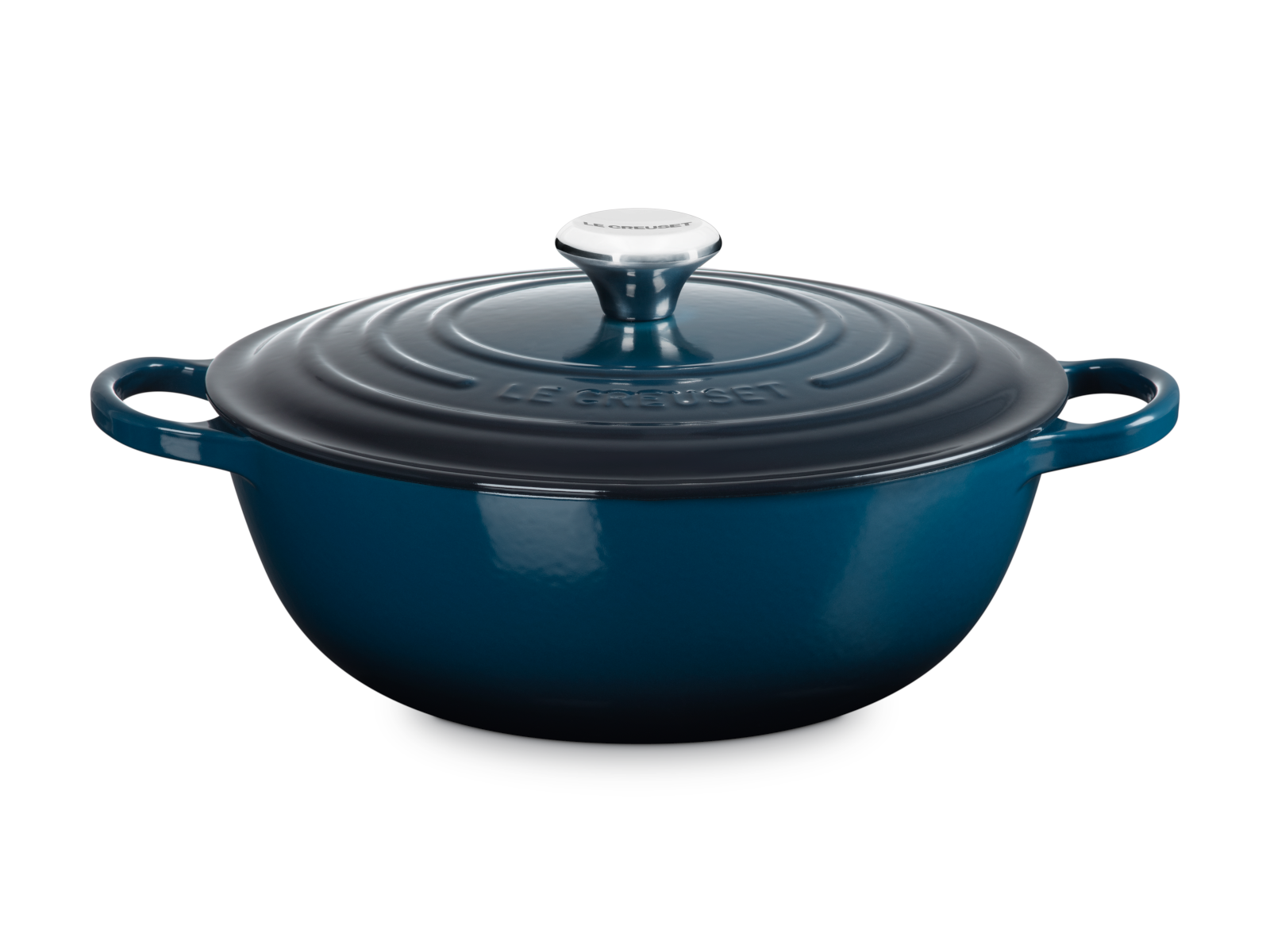 Le Creuset Bräter La Marmite Signature rund nuit 28cm - Produktbild 2