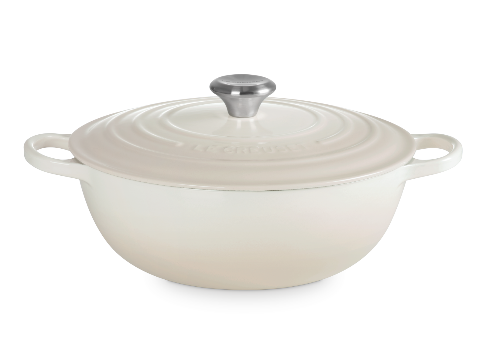 Le Creuset Bräter La Marmite Signature rund meringue 28cm - Produktbild 2