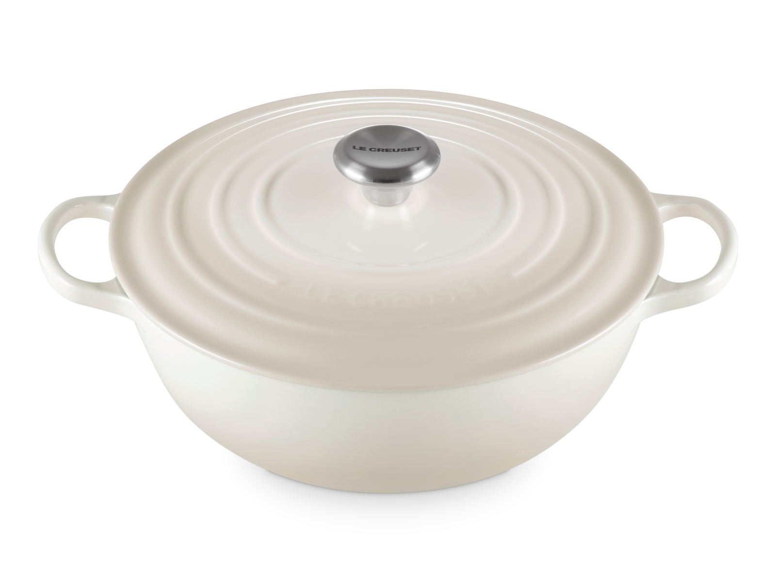 Le Creuset Bräter La Marmite Signature rund meringue 28cm - Produktbild 3