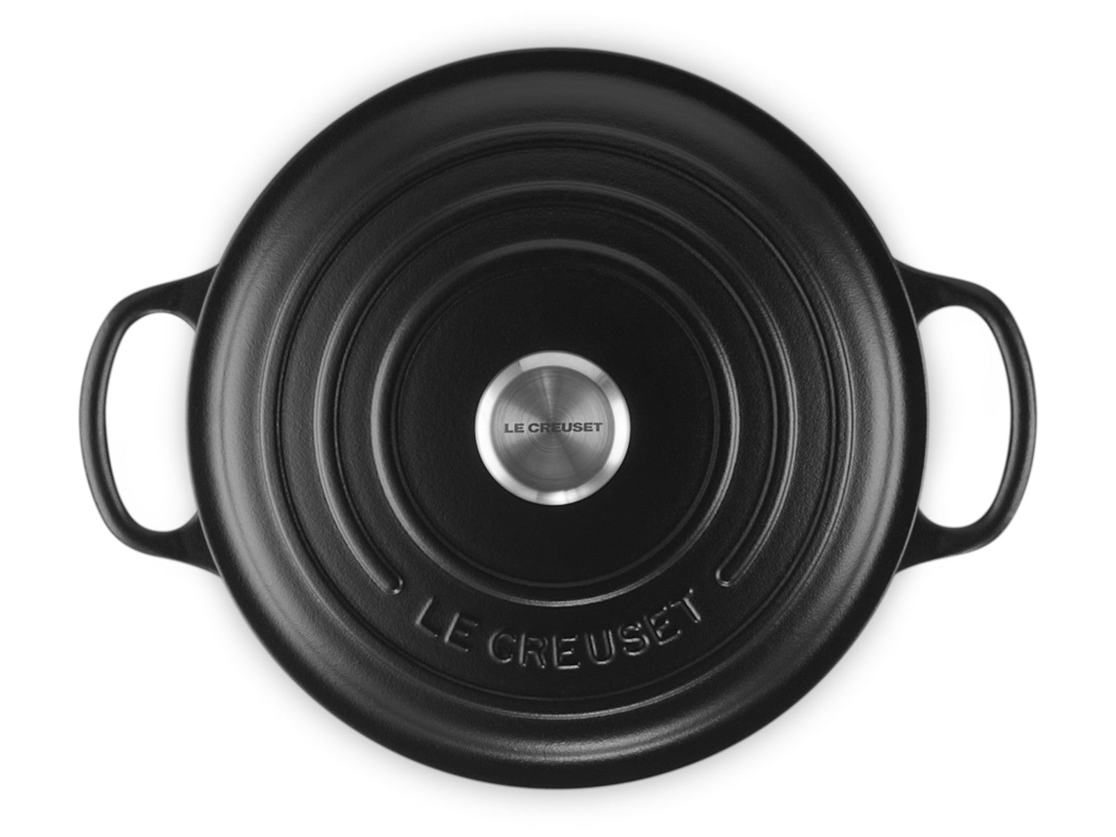 Le Creuset Bräter Signature rund schwarz matt 22cm - Produktbild 5