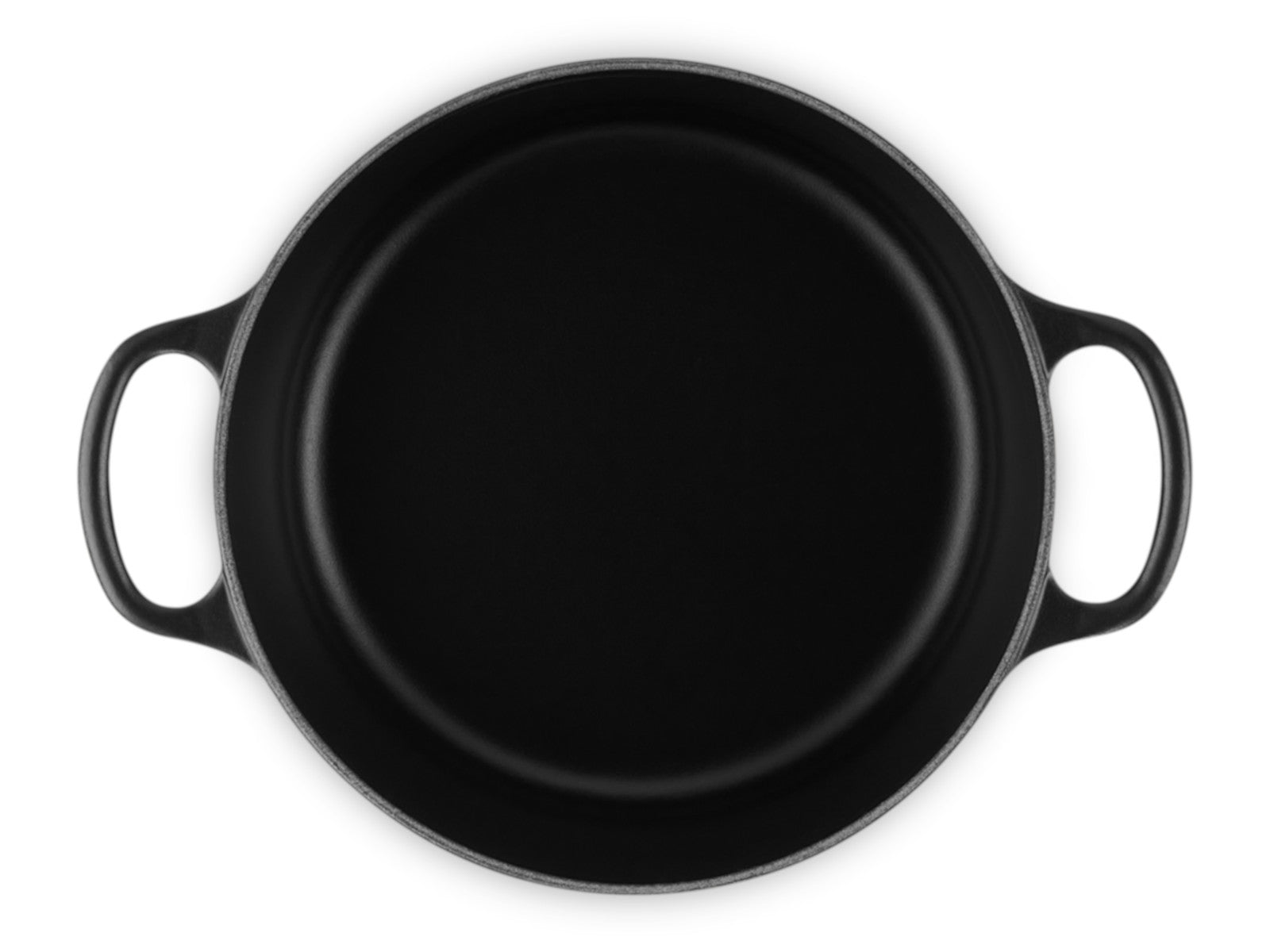 Le Creuset Bräter Signature rund schwarz matt 22cm - Produktbild 4