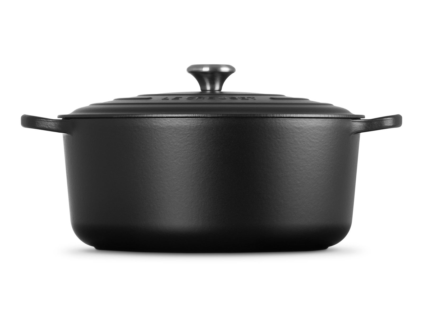 Le Creuset Bräter Signature rund schwarz matt 34cm - Produktbild 2