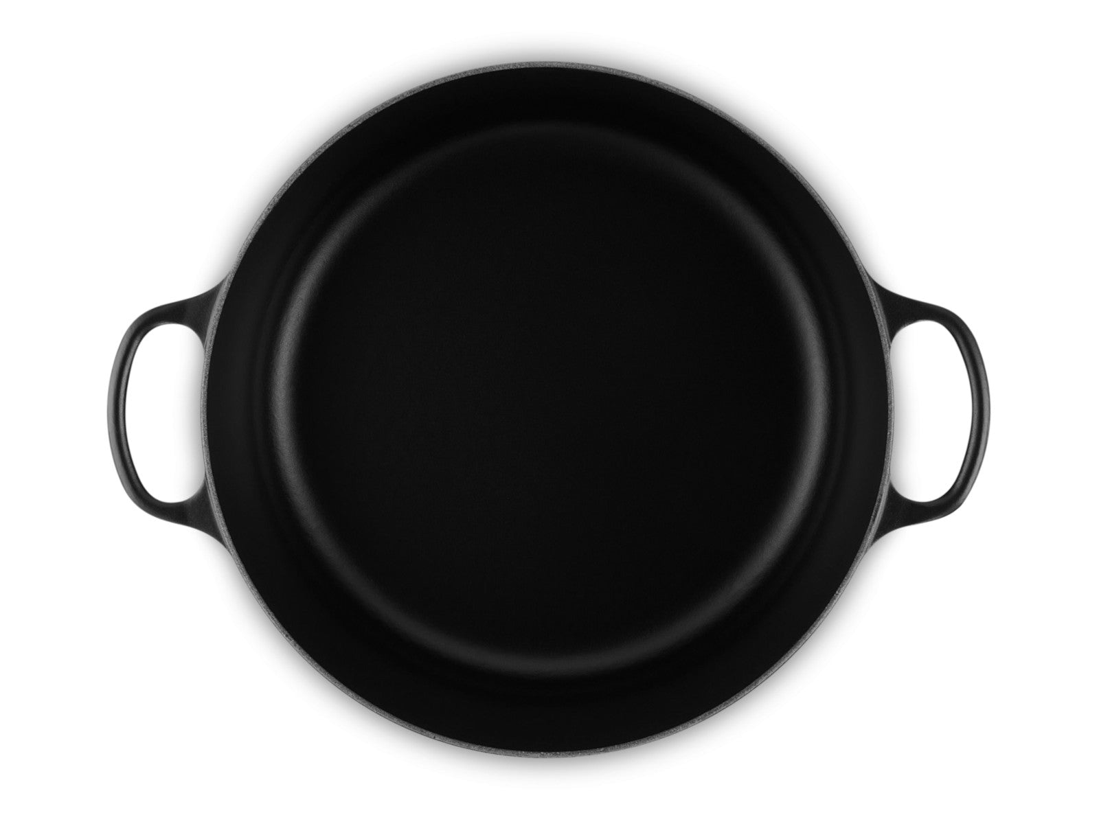 Le Creuset Bräter Signature rund schwarz matt 34cm - Produktbild 4