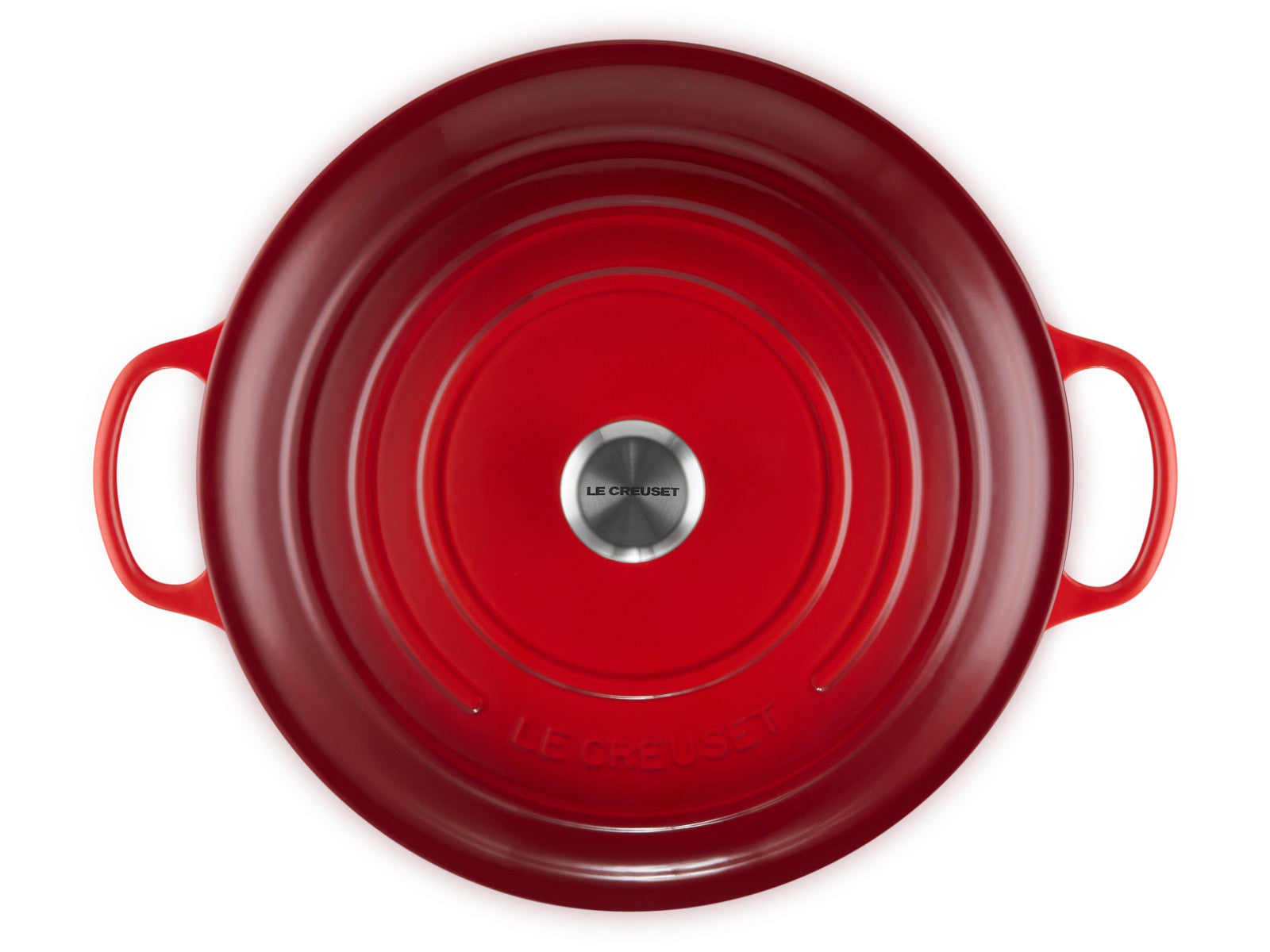 Le Creuset Bräter Signature rund kirschrot 34cm - Produktbild 4