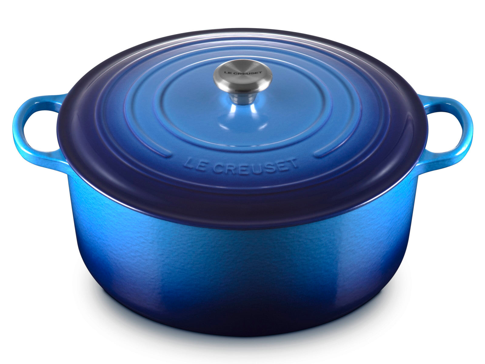 Le Creuset Bräter Signature rund azure 34cm - Produktbild 3