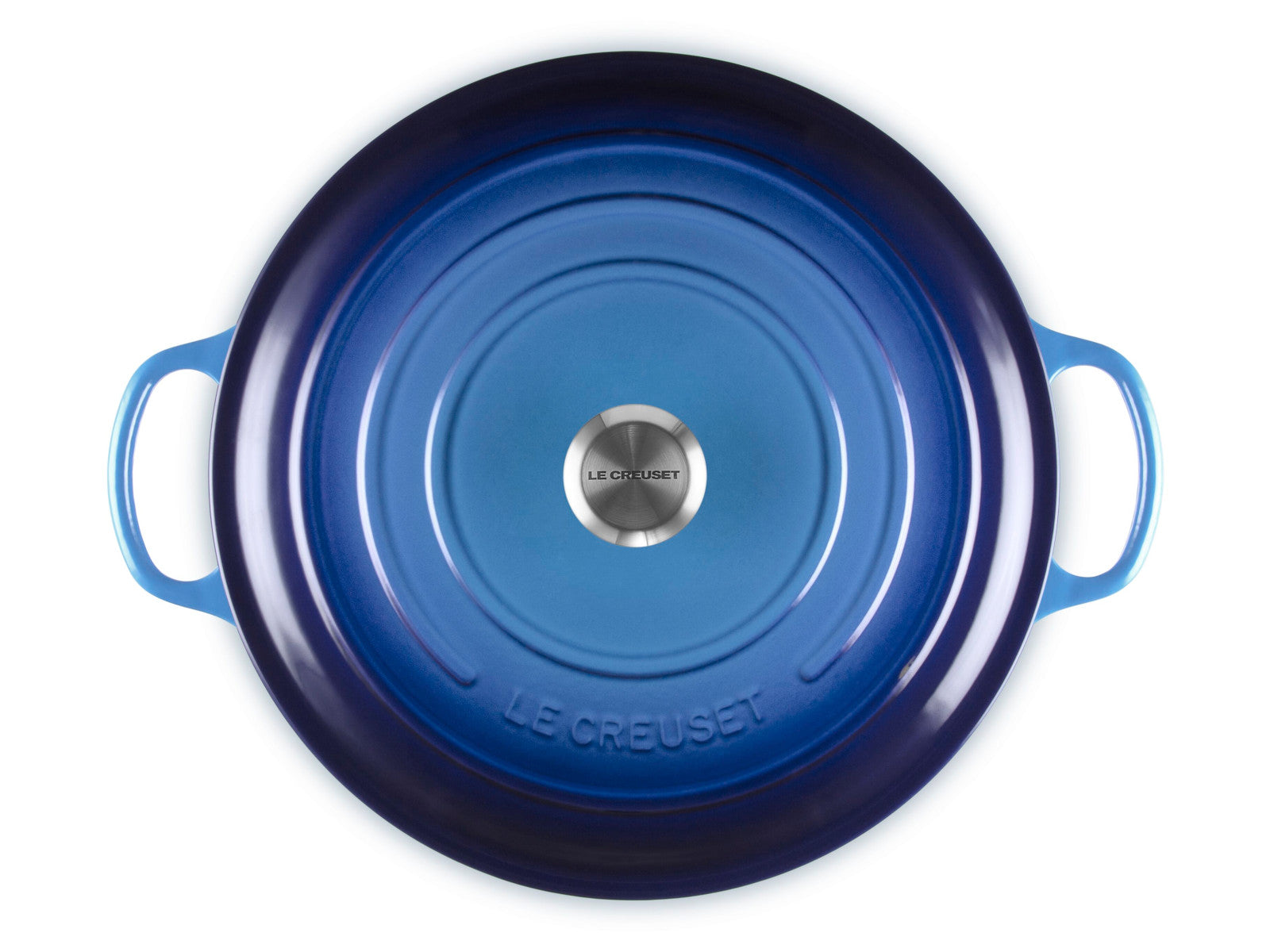 Le Creuset Bräter Signature rund azure 34cm - Produktbild 5