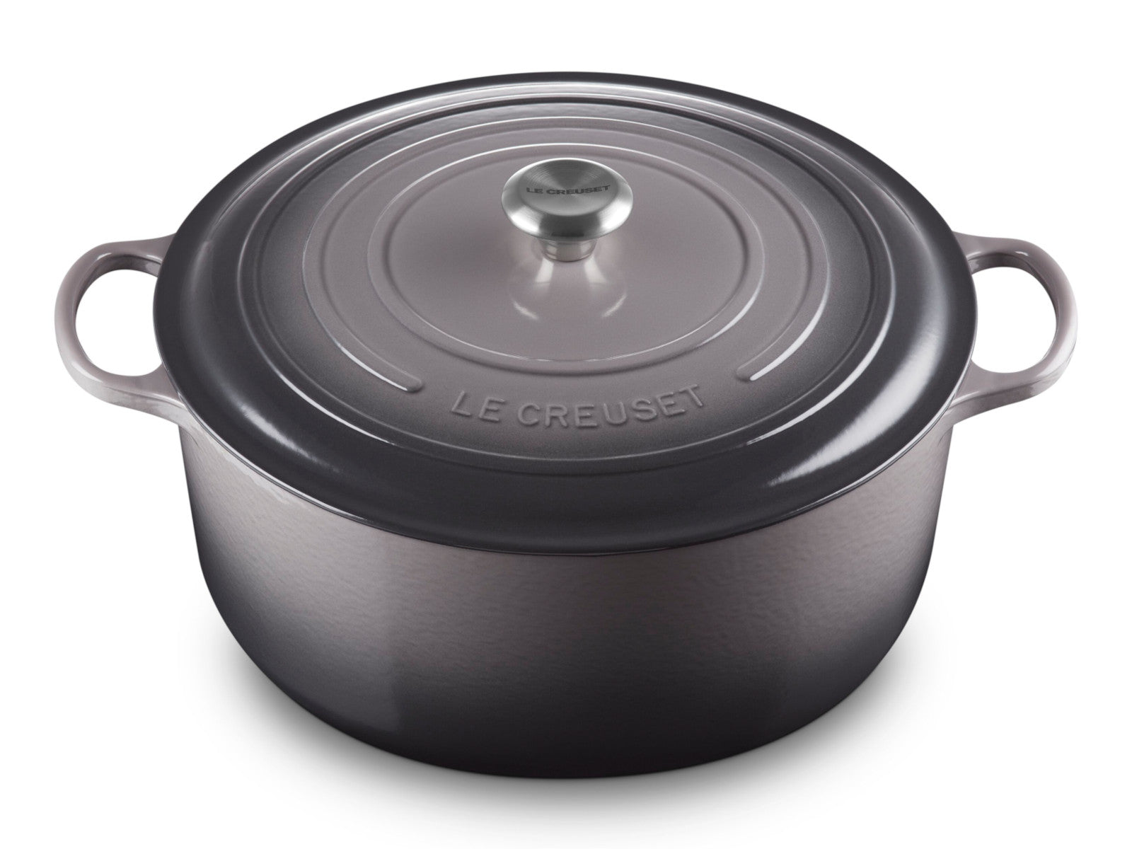 Le Creuset Bräter Signature rund flint 34cm - Produktbild 3