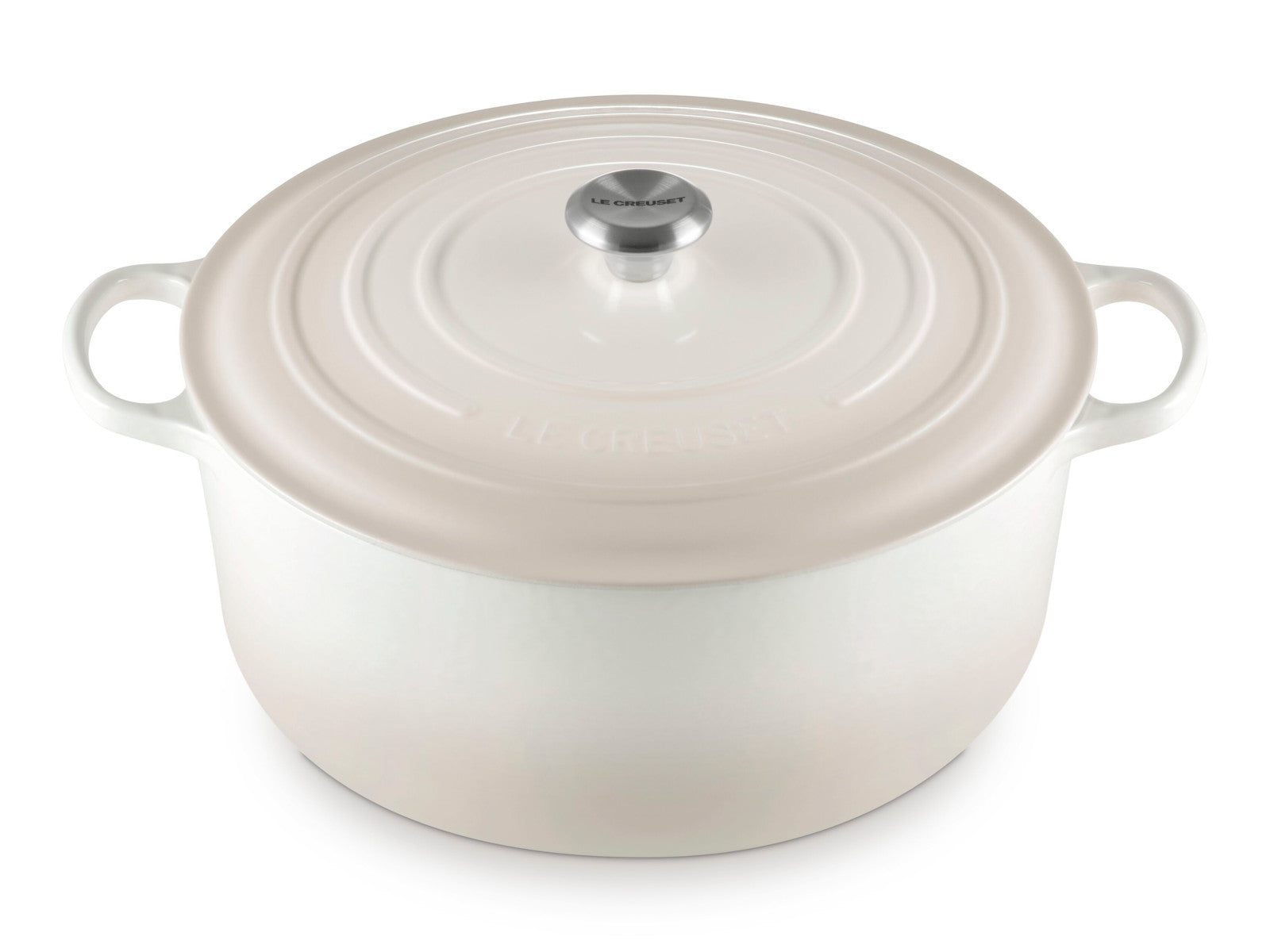 Le Creuset Bräter Signature rund meringue 34cm - Produktbild 3