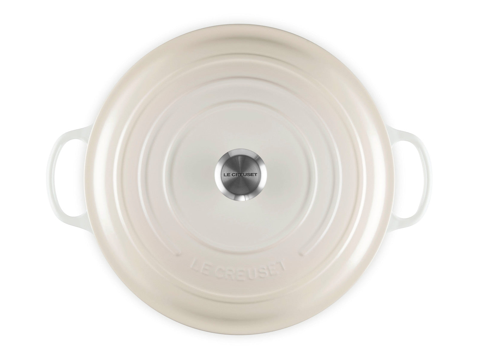 Le Creuset Bräter Signature rund meringue 34cm - Produktbild 4