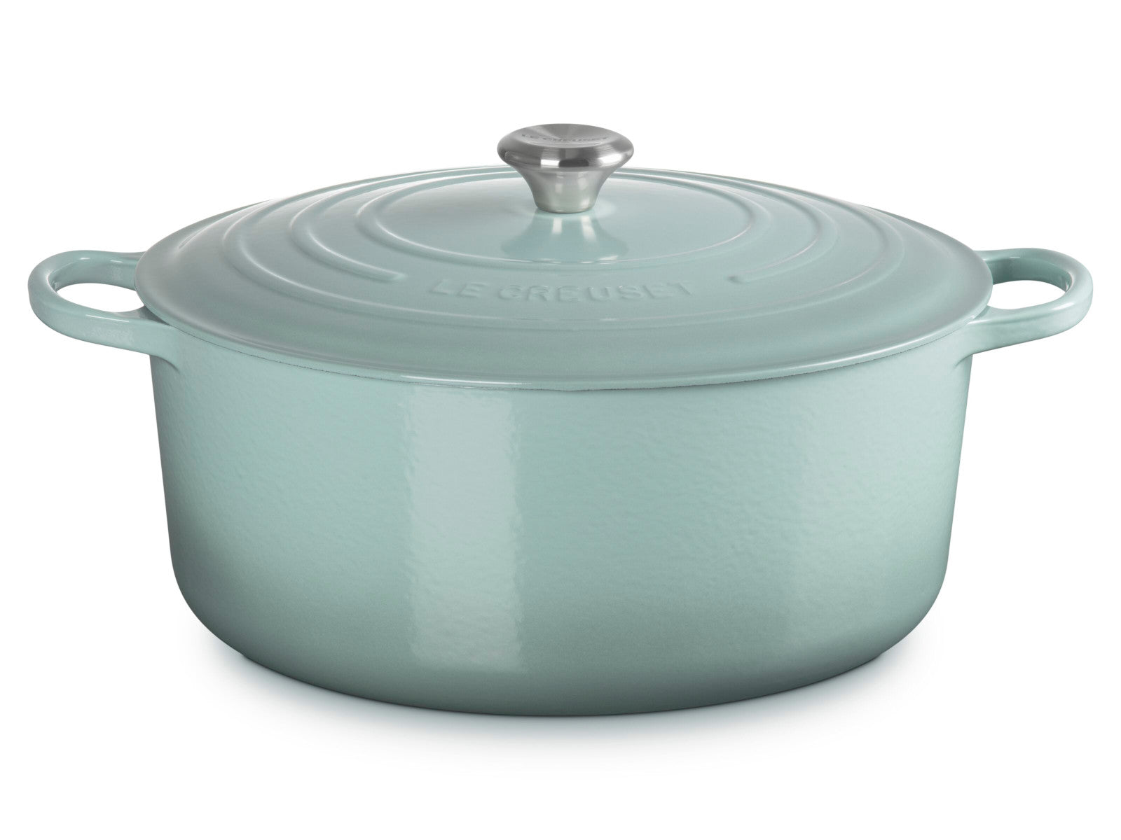 Le Creuset Bräter Signature rund sea salt 34cm