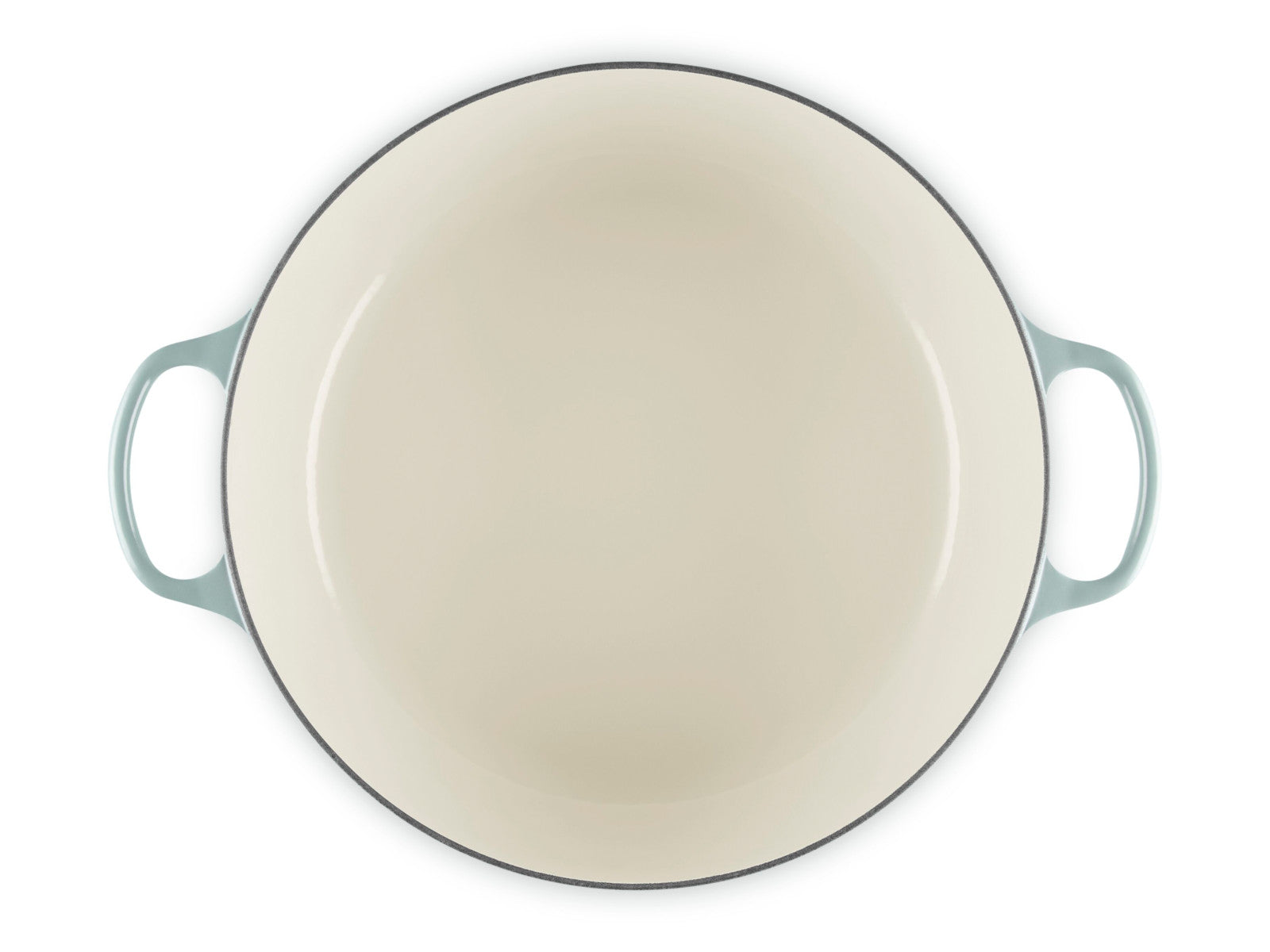Le Creuset Bräter Signature rund sea salt 34cm - Produktbild 4
