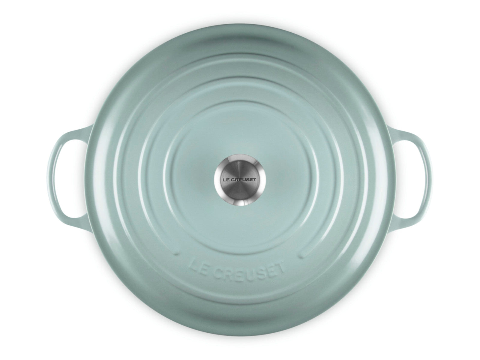 Le Creuset Bräter Signature rund sea salt 34cm - Produktbild 5
