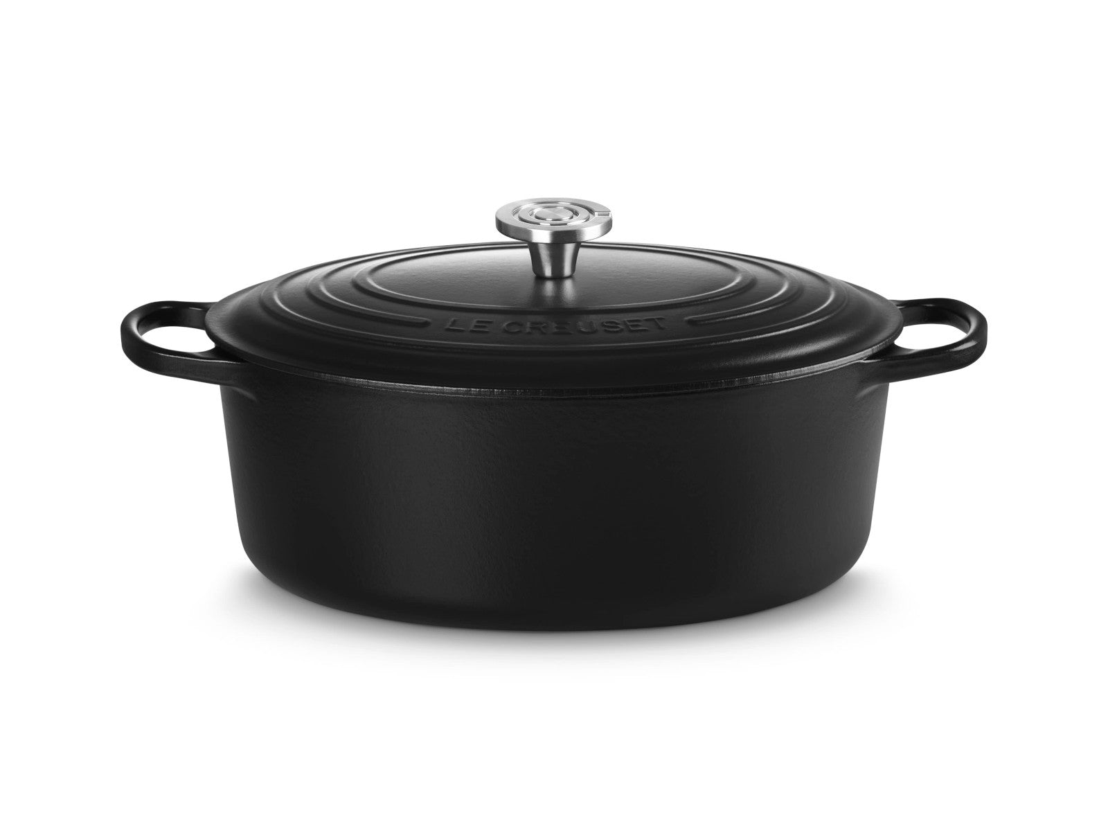 Le Creuset Bräter Signature oval scharz matt 33cm - Produktbild 1