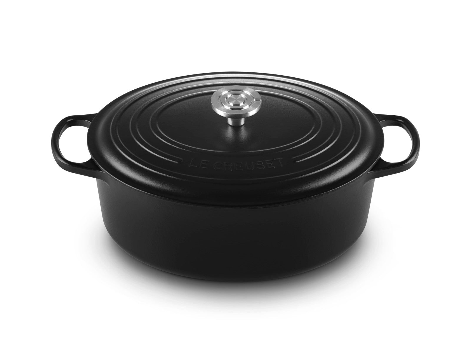 Le Creuset Bräter Signature oval scharz matt 33cm - Produktbild 2