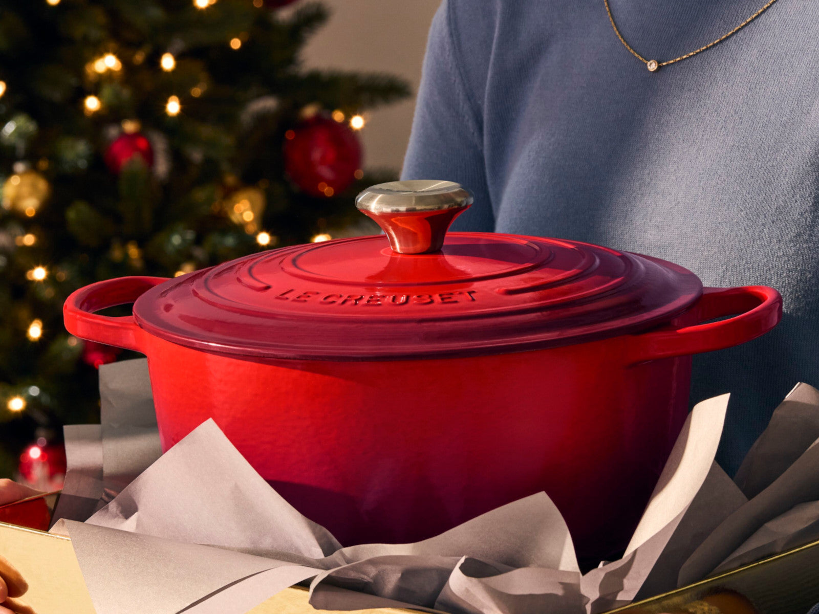 Le Creuset Bräter Signature oval kirschrot 29cm - Produktbild 8