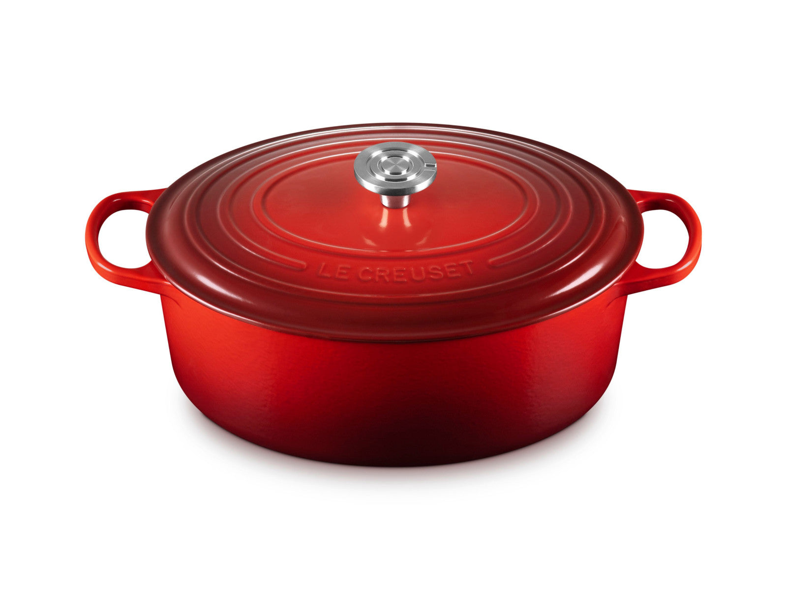 Le Creuset Bräter Signature oval kirschrot 33cm - Produktbild 2