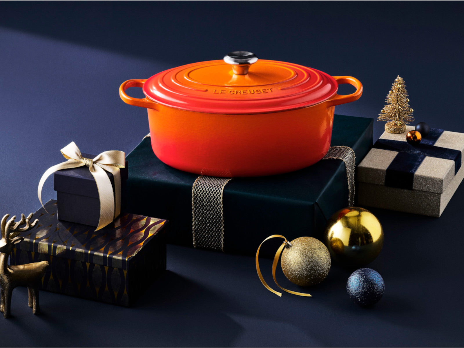 Le Creuset Bräter Signature oval nuit 33cm - Produktbild 7