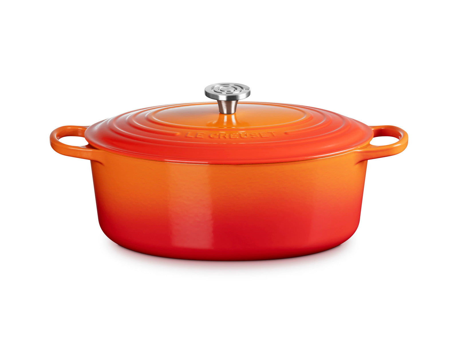 Le Creuset Bräter Signature oval ofenrot 33cm - Produktbild 1