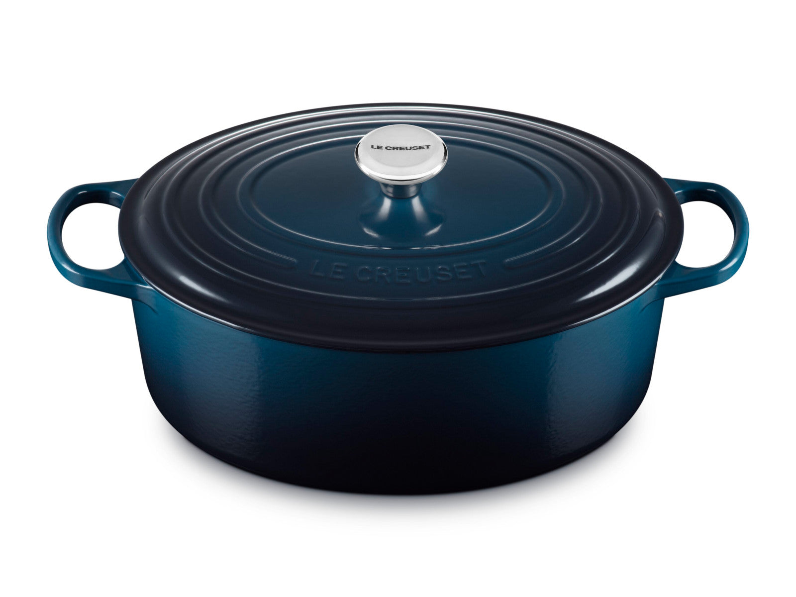 Le Creuset Bräter Signature oval nuit 33cm - Produktbild 2