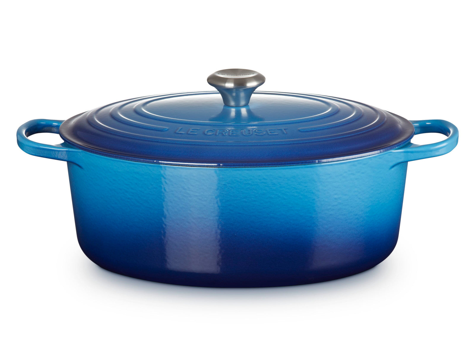 Le Creuset Bräter Signature oval azure  33cm