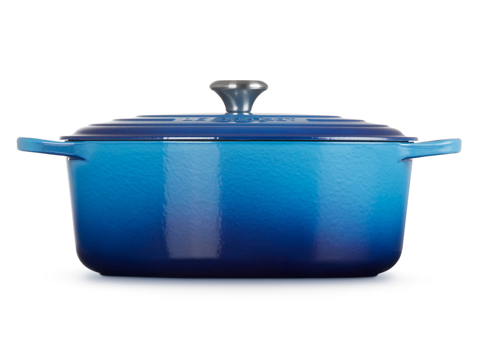 Le Creuset Bräter Signature oval azure  33cm - Produktbild 3
