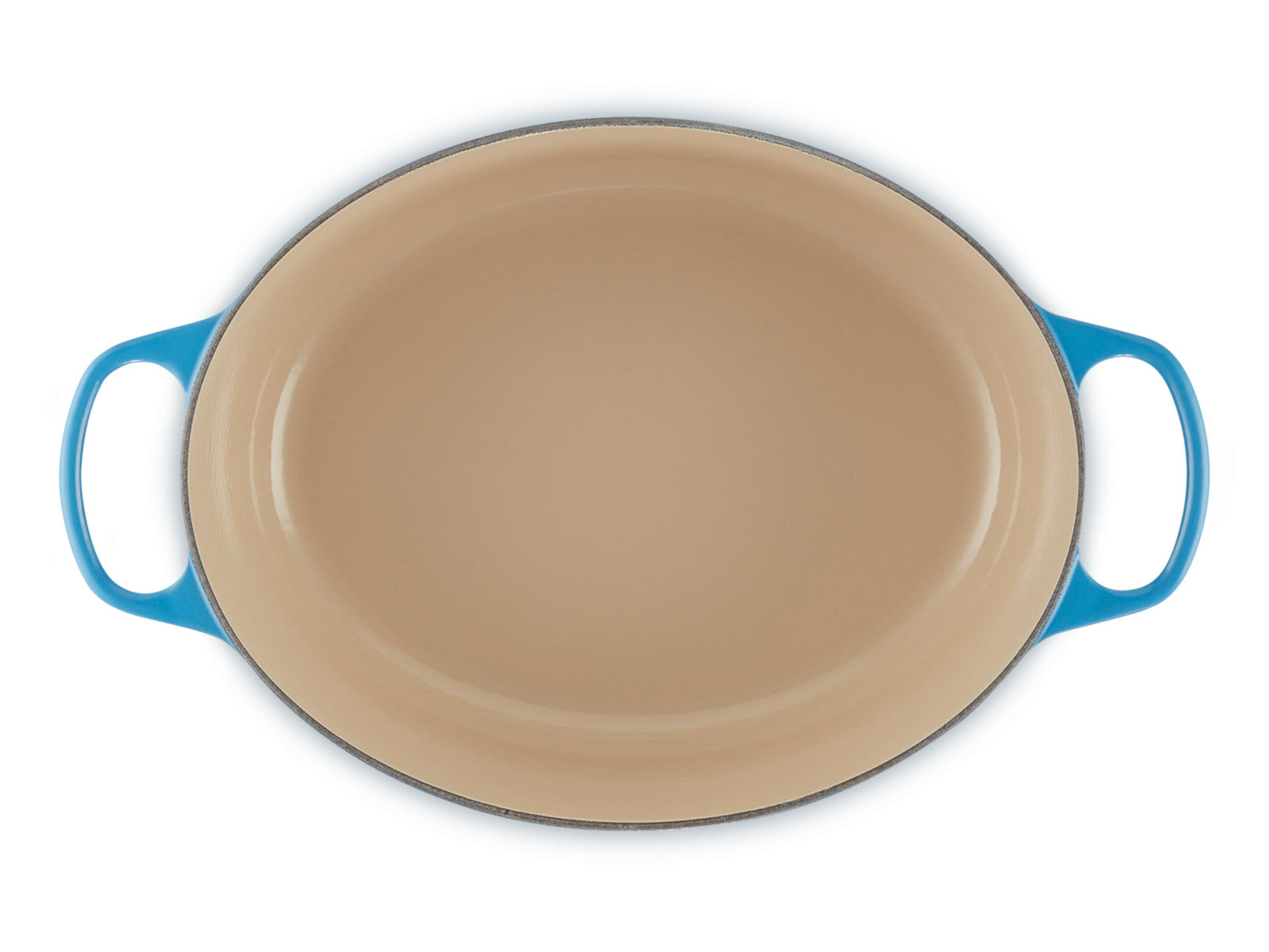 Le Creuset Bräter Signature oval azure  33cm - Produktbild 2
