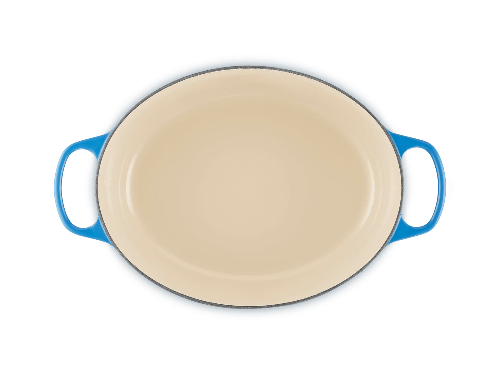 Le Creuset Bräter Signature oval azure 33cm - Produktbild 5