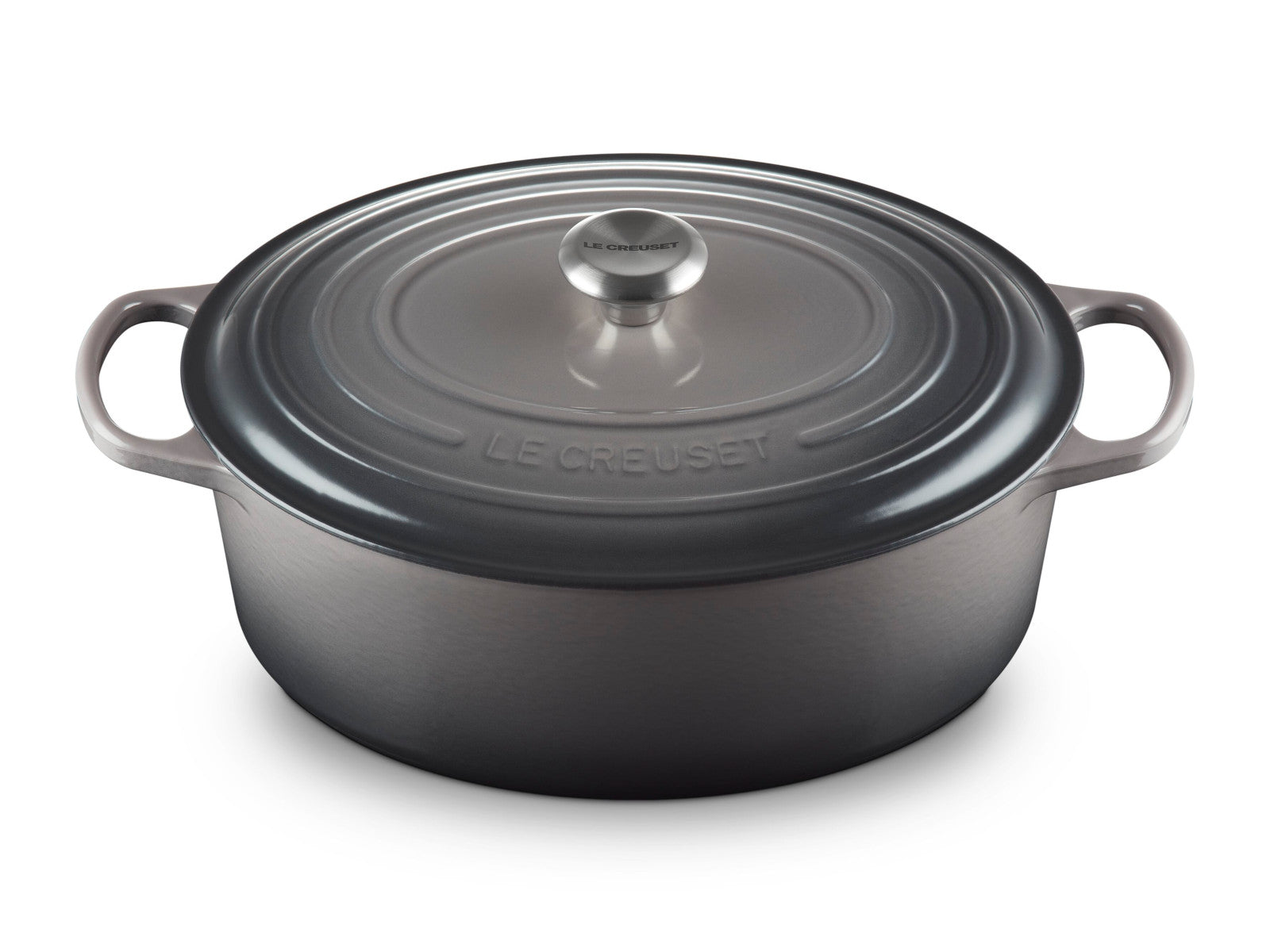 Le Creuset Bräter Signature oval flint 33cm - Produktbild 2