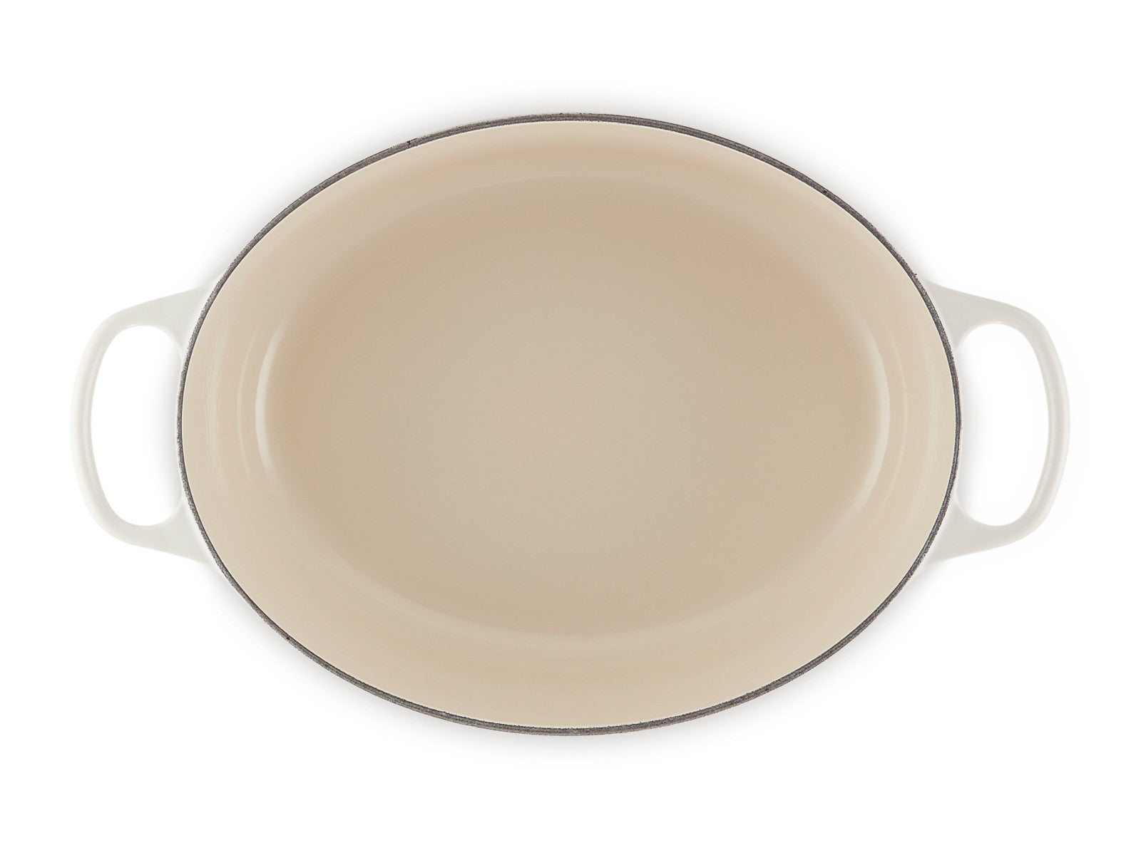 Le Creuset Bräter Signature oval meringue 33cm - Produktbild 5