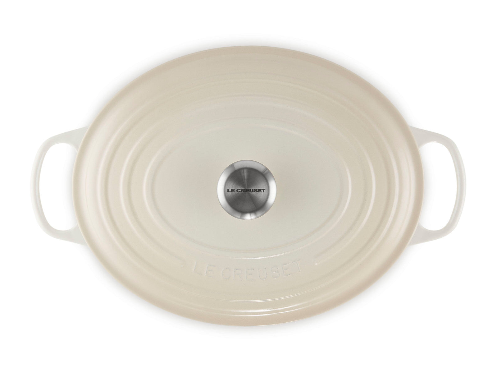 Le Creuset Bräter Signature oval meringue 33cm - Produktbild 4