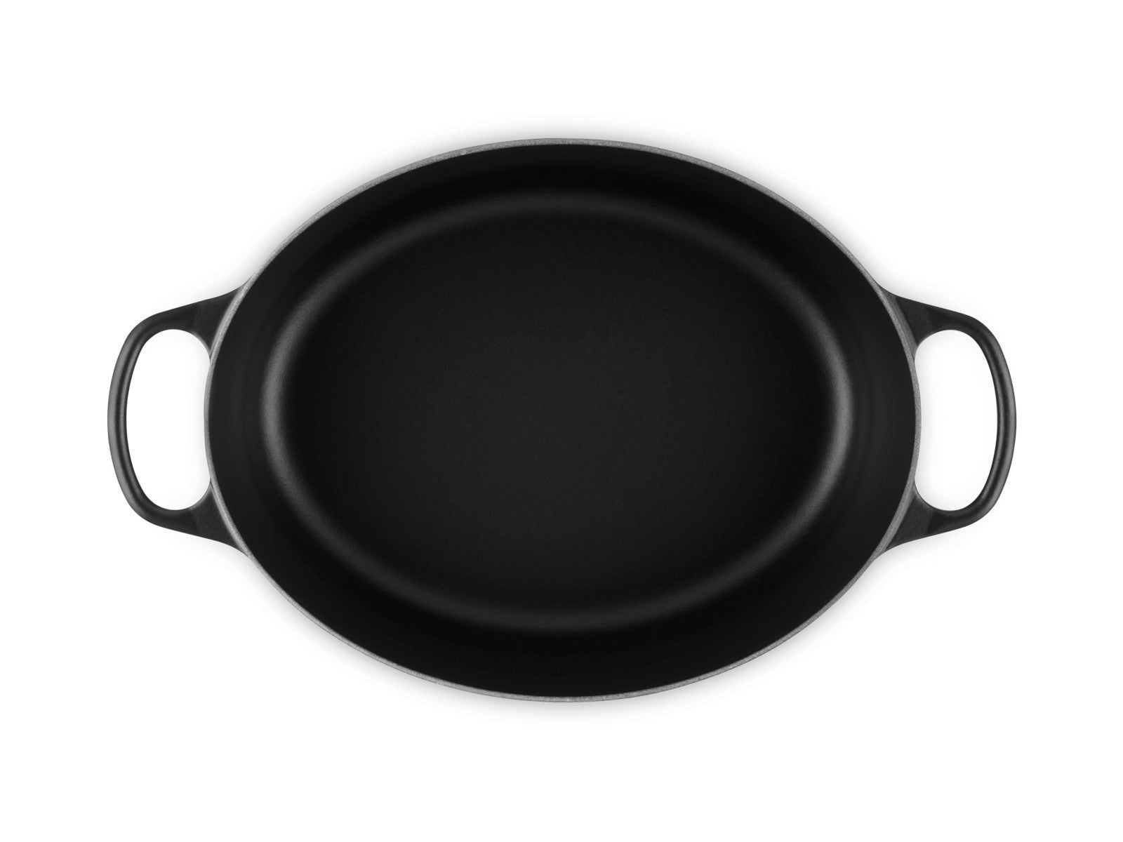 Le Creuset Bräter Signature oval schwarz matt 35cm - Produktbild 5