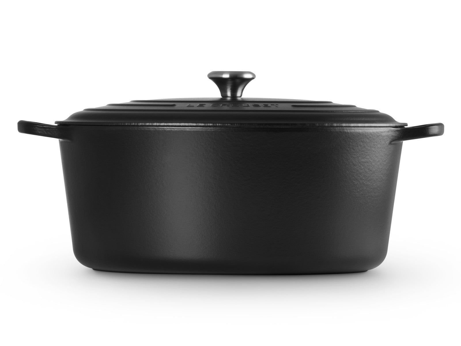 Le Creuset Bräter Signature oval schwarz matt 40cm - Produktbild 2