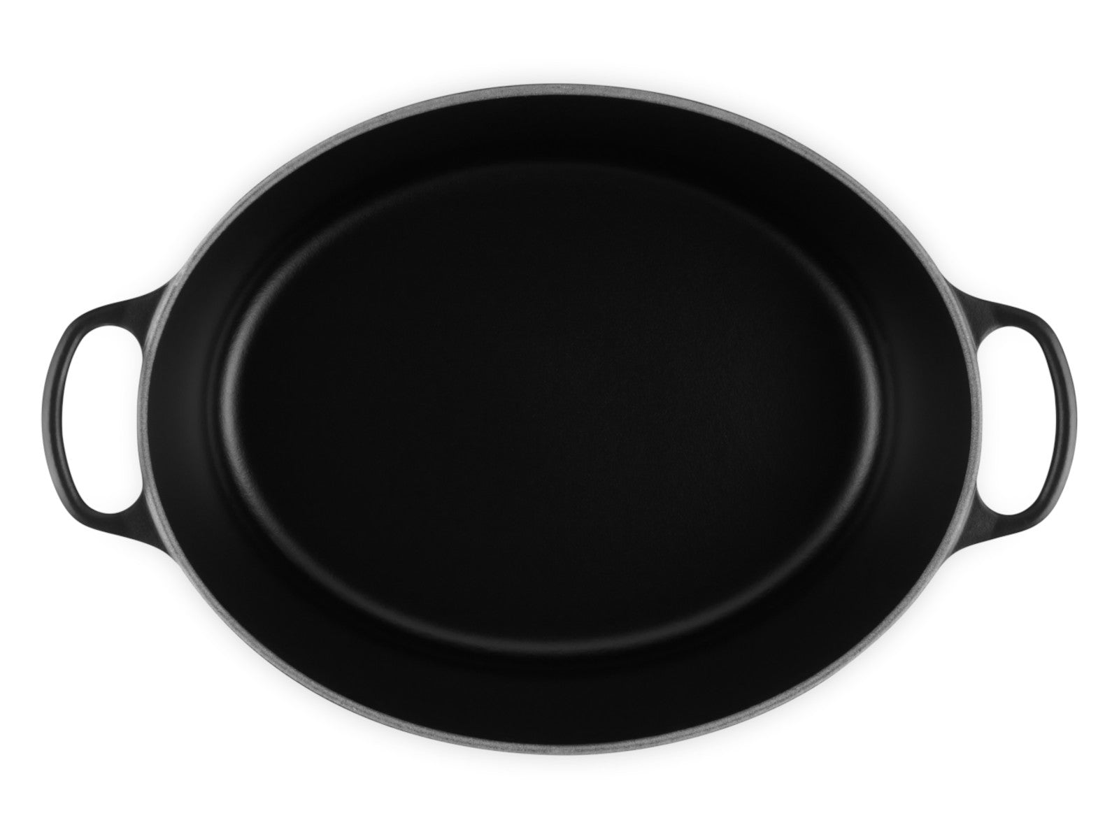 Le Creuset Bräter Signature oval schwarz matt 40cm - Produktbild 3