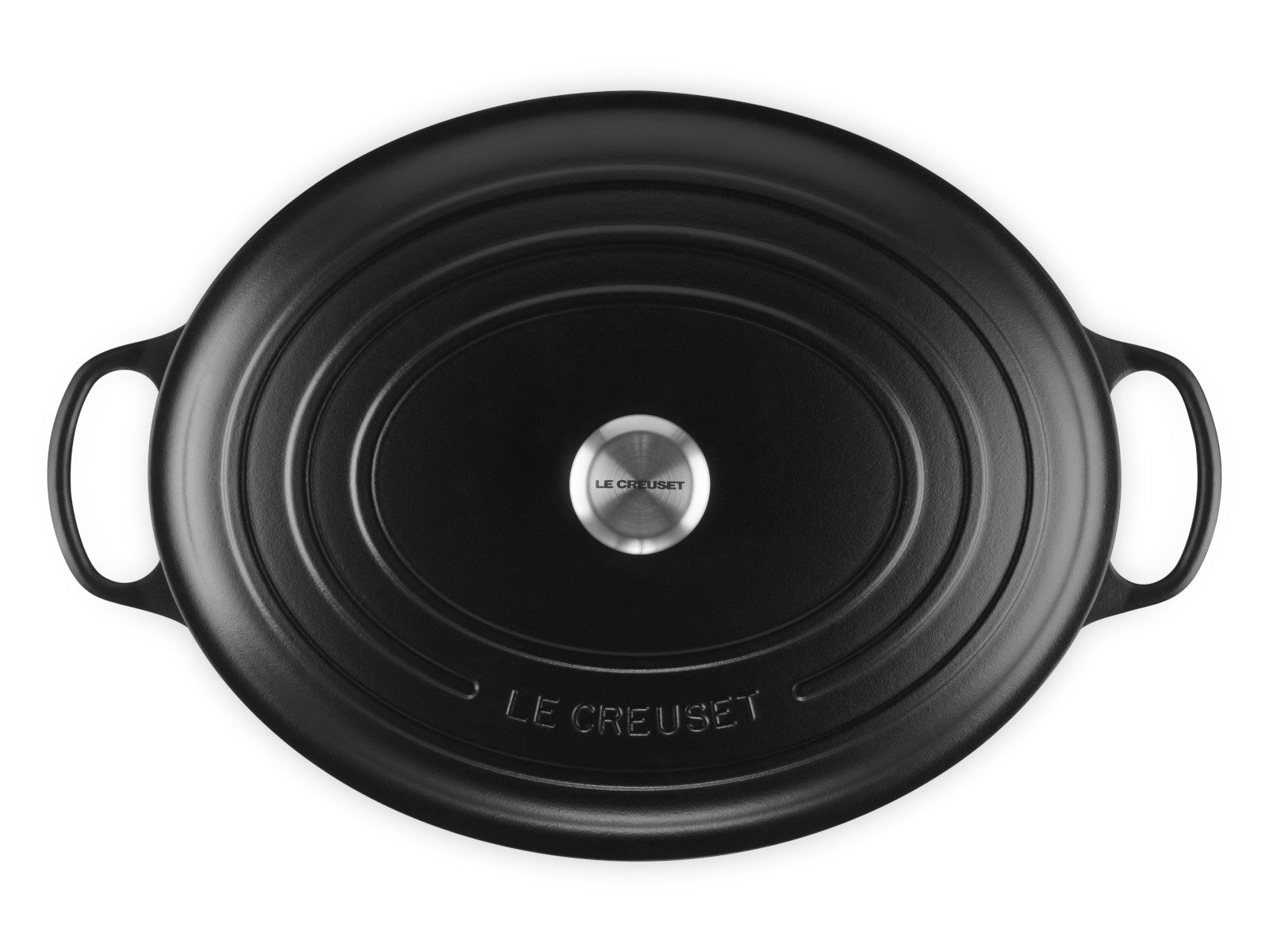 Le Creuset Bräter Signature oval schwarz matt 40cm - Produktbild 4