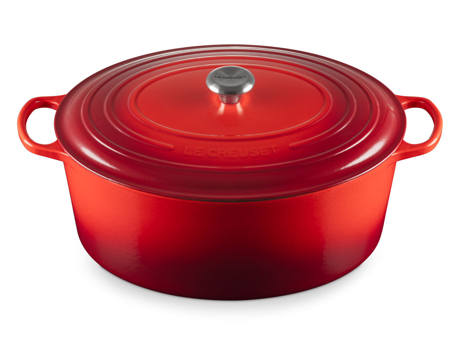 Le Creuset Bräter Signature oval kirschrot 40cm