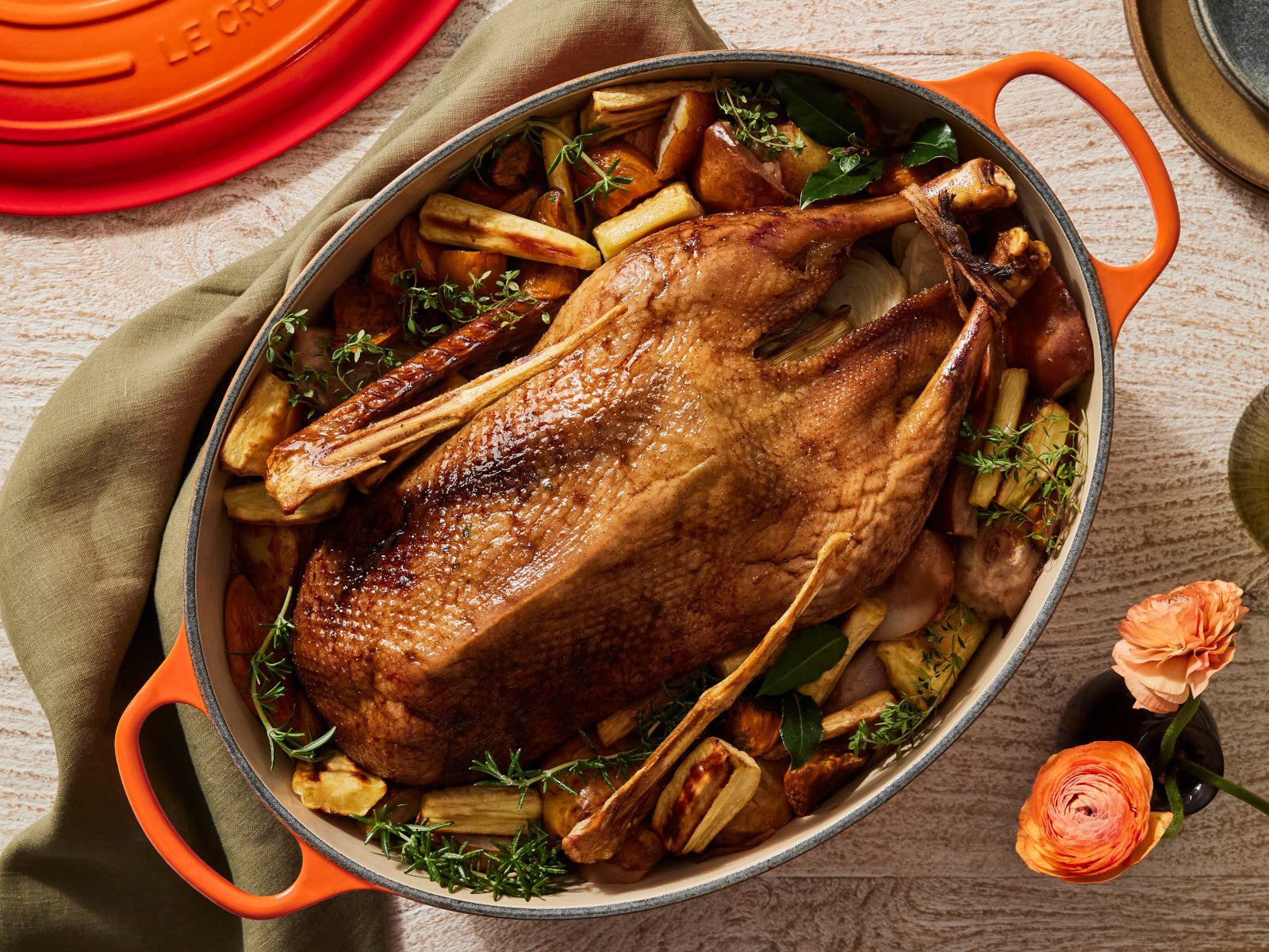 Le Creuset Bräter Signature oval ofenrot 40cm - Produktbild 6