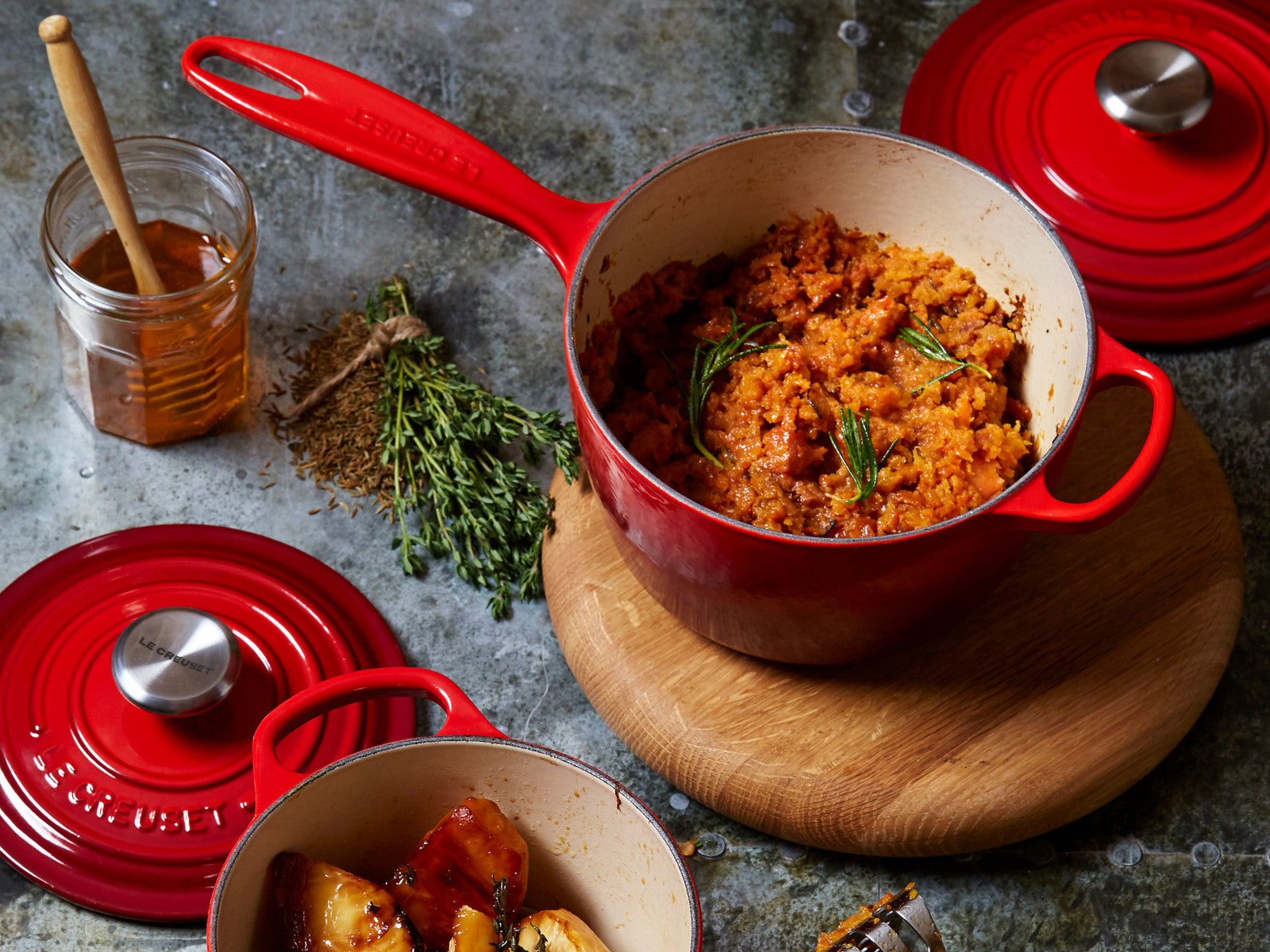 Le Creuset Stielkasserolle Signature rund ofenrot 16cm - Produktbild 6